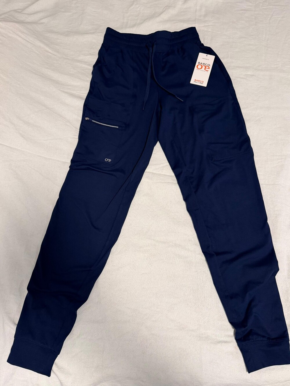 NWT BARCO ONE  SCRUB Jogger Pants in Navy Blue - Slim Stretch size XST